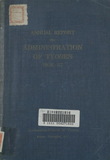 Annual report on administration of Tyosen, 1936-37