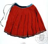 紅色沖毛圍裙