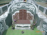 Tombstone of x (HONG2) family at Taiwan, Tainanshi, Annanqu, Tuchengcun, north of Shi2-1, east of Coastal Highway 17. The tombstone-ID is 9173; xWAxnAwnϡAgAD2-1H_Bx17HFAxmӸOC