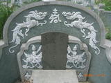 Tombstone of  (GUO1) family at Taiwan, Tainanshi, Annanqu, Tuchengcun, north of Shi2-1, east of Coastal Highway 17. The tombstone-ID is 9218; xWAxnAwnϡAgAD2-1H_Bx17HFAmӸOC
