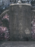 Tombstone of  (LI3) family at Taiwan, Tainanxian, Shanshangxiang, Shanshangcun. The tombstone-ID is 1373; xWAxnAsWmAsWAmӸOC