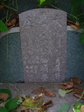 Tombstone of  (LI3) family at Taiwan, Tainanxian, Shanshangxiang, Shanshangcun. The tombstone-ID is 1457; xWAxnAsWmAsWAmӸOC