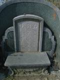 Tombstone of d (WU2) family at Taiwan, Tainanxian, Shanshangxiang, Shanshangcun. The tombstone-ID is 7137; xWAxnAsWmAsWAdmӸOC
