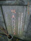Tombstone of L (LIN2) family at Taiwan, Taibeishi, Ningbo Tongxianghui Muyuan. The tombstone-ID is 11025; xWAx_AiPm|ӶALmӸOC