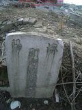 Tombstone of  (CAI4) family at Taiwan, Jiayixian, Taibaoshi, Nanxincun, near Highway 1 Jiayi-Interchange. The tombstone-ID is 11370; xWAŸqAӫOAɤsA1ŸqyDAmӸOC