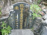 Tombstone of  (CAI4) family at Taiwan, Taibeixian, Wuguxiang, at Danshui river. The tombstone-ID is 13403; xWAx_AѶmAHeAmӸOC
