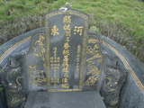 Tombstone of f (LV3) family at Taiwan, Taibeixian, Wuguxiang, at Danshui river. The tombstone-ID is 13405; xWAx_AѶmAHeAfmӸOC