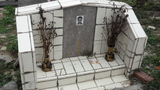 Tombstone of  (XUE1) family at Taiwan, Gaoxiongxian, Maolinxiang, Maolin village. The tombstone-ID is 20871; xWAAZLmAZLAmӸOC