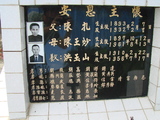 Tombstone of  (CHEN2) family at Taiwan, Gaoxiongxian, Yonganxiang, Christian cemetery. The tombstone-ID is 2489; xWAAæwmAйӶAmӸOC