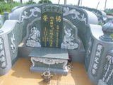 Tombstone of f (LV3) family at Taiwan, Gaoxiongxian, Yonganxiang, east of Coastal Highway 17, very south of Xiang. The tombstone-ID is 13479; xWAAæwmAx17FAmnݡAfmӸOC
