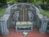 Tombstone of  (ZHONG1) family at Taiwan, Gaoxiongxian, Dashexiang, Dashelu. The tombstone-ID is 18135; xWAAjmAjAmӸOC