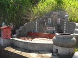 Tombstone of  (FANG4) family at Taiwan, Gaoxiongxian, Dashexiang, Guanyinshan. The tombstone-ID is 18154; xWAAjmA[sAmӸOC