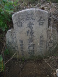 Tombstone of  (CHEN2) family at Taiwan, Nantouxian, Yuchixiang, on the Road to Sunmoon Lake. The tombstone-ID is 19197; xWAn뿤AmA檺WAmӸOC