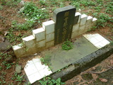 Tombstone of  (CAI4) family at Taiwan, Taoyuanxian, Longtanxiang, Public Graveyards with Linguta. The tombstone-ID is 23516; xWA鿤AsmAF𪺤ӡAmӸOC