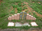 Tombstone of  (LI3) family at Taiwan, Taoyuanxian, Longtanxiang, Public Graveyards with Linguta. The tombstone-ID is 23531; xWA鿤AsmAF𪺤ӡAmӸOC