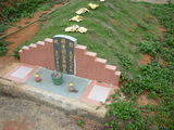 Tombstone of B (LIU2) family at Taiwan, Taoyuanxian, Longtanxiang, Public Graveyards with Linguta. The tombstone-ID is 23540; xWA鿤AsmAF𪺤ӡABmӸOC