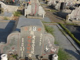 Tombstone of  (ZHUANG1) family at Taiwan, Jinmenxian, Jinningxiang, Jincheng graveyard behind Jinjiu Gongsi. The tombstone-ID is 23608; xWAAmAӶAbsqAmӸOC