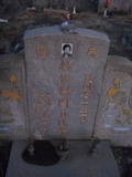 Tombstone of  (YANG2) family at Taiwan, Jinmenxian, Jinningxiang, Jincheng graveyard behind Jinjiu Gongsi. The tombstone-ID is 24066; xWAAmAӶAbsqAmӸOC