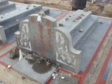 Tombstone of  (CAI4) family at Taiwan, Jinmenxian, Jinhuzhen, Jinhu Public Cemetery. The tombstone-ID is 24784; xWAAA򤽹ӡAmӸOC