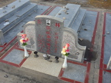 Tombstone of  (XIE4) family at Taiwan, Jinmenxian, Jinhuzhen, Jinhu Public Cemetery. The tombstone-ID is 24841; xWAAA򤽹ӡA©mӸOC