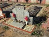 Tombstone of  (CHEN2) family at Taiwan, Jinmenxian, Jinshazhen, Jinsha Public Cemetery. The tombstone-ID is 24652; xWAAFAFӡAmӸOC