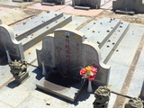 Tombstone of  (CAI4) family at Taiwan, Jinmenxian, Jinningxiang, Jinshan Gongmu. The tombstone-ID is 24395; xWAAmAsӡAmӸOC
