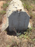 Tombstone of  (WANG2) family at Taiwan, Jinmenxian, Jinningxiang, Jinshan Gongmu. The tombstone-ID is 24445; xWAAmAsӡAmӸOC