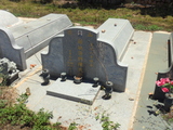 Tombstone of \ (XU3) family at Taiwan, Jinmenxian, Jinningxiang, Jinshan Gongmu. The tombstone-ID is 24605; xWAAmAsӡA\mӸOC