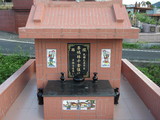 Tombstone of  (LI3) family at Taiwan, Taibeixian, Jinshanxiang, Jinshancun. The tombstone-ID is 26148; xWAx_AsmAsAmӸOC