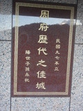 Tombstone of P (ZHOU1) family at Taiwan, Taibeixian, Wanlixiang. The tombstone-ID is 25835; xWAx_AUmAPmӸOC