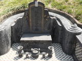 Tombstone of  (XIE4) family at Taiwan, Taibeixian, Danshuizhen, Fourth Pubic Graveyard. The tombstone-ID is 25917; xWAx_AHAĥ|ӡA©mӸOC