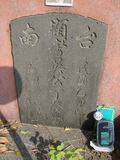 Tombstone of d (WU2) family at Taiwan, Tainanshi, Nanqu, Tongpanqian Cemetery. The tombstone-ID is 3522; xWAxnALLAdmӸOC