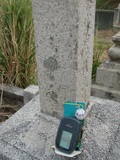 Tombstone of  (CAI4) family at Taiwan, Tainanshi, Nanqu, Tongpanqian Cemetery. The tombstone-ID is 4516; xWAxnALLAmӸOC