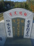 Tombstone of  (WANG2) family at Taiwan, Taizhongxian, Houlixiang, Yuemeicun, Houli 1st public graveyard. The tombstone-ID is 28862; xWAxAZmAܧAZĤ@ӡAmӸOC