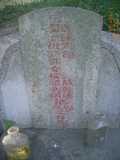 Tombstone of  (PAN1) family at Taiwan, Taizhongxian, Fengyuanshi, Fengyuan 14 public graveyard, west of city. The tombstone-ID is 27732; xWAxA׭쥫A谼A׭ĤQ|ӡAmӸOC