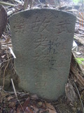 Tombstone of u (CHU1) family at Taiwan, Taibeishi, Daanqu, Daan 9th and Guting 10th public graveyard. The tombstone-ID is 28540; xWAx_AjwϡAjwϲĤEөMjFϲĤQӡAumӸOC