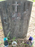 Tombstone of  (CHEN2) family at Taiwan, Jiayixian, Alishanxiang, Laiji, located between settling 1 and 2, not visible from the road. The tombstone-ID is 4297; xWAŸqAsmAӦNAbĤ@MĤGӧAqWOݤAmӸOC