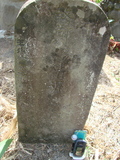 Tombstone of G (ZHENG4) family at Taiwan, Jiayixian, Alishanxiang, Laiji, located between settling 1 and 2, not visible from the road. The tombstone-ID is 4330; xWAŸqAsmAӦNAbĤ@MĤGӧAqWOݤAGmӸOC