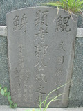 Tombstone of  (GUO1) family at Taiwan, Tainanshi, Nanqu, Xishu, highway 17 along the sea. The tombstone-ID is 672; xWAxnAnϡA߾Ax17خAmӸOC