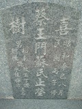 Tombstone of  (WANG2) family at Taiwan, Tainanshi, Nanqu, Xishu, highway 17 along the sea. The tombstone-ID is 702; xWAxnAnϡA߾Ax17خAmӸOC
