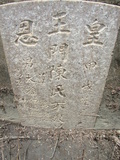 Tombstone of  (WANG2) family at Taiwan, Tainanshi, Nanqu, Xishu, highway 17 along the sea. The tombstone-ID is 746; xWAxnAnϡA߾Ax17خAmӸOC