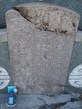 Tombstone of L (LIN2) family at Taiwan, Tainanshi, Nanqu, Xishu, highway 17 along the sea. The tombstone-ID is 5333; xWAxnAnϡA߾Ax17خALmӸOC