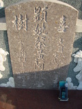 Tombstone of  (CAI4) family at Taiwan, Tainanshi, Nanqu, Xishu, highway 17 along the sea. The tombstone-ID is 5357; xWAxnAnϡA߾Ax17خAmӸOC