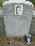 Tombstone of  (BAI2) family at Taiwan, Gaoxiongshi, Youchang, Deminlu. The tombstone-ID is 5396; xWAAkAwAթmӸOC