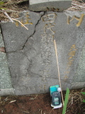 Tombstone of  (CHEN2) family at Taiwan, Gaoxiongshi, Youchang, Deminlu. The tombstone-ID is 5422; xWAAkAwAmӸOC