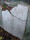 Tombstone of  (QIU1) family at Taiwan, Gaoxiongxian, Qiedingxiang, Qiluo, north of village. The tombstone-ID is 1203; xWAAX_mAT|A_AmӸOC