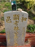 Tombstone of L (LIN2) family at Taiwan, Taizhongshi, public graveyard, western part of the city. The tombstone-ID is 6029; xWAxAϪ@BӡALmӸOC
