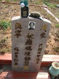 Tombstone of ù (LUO2) family at Taiwan, Taizhongshi, public graveyard, western part of the city. The tombstone-ID is 6275; xWAxAϪ@BӡAùmӸOC