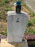 Tombstone of  (LAN2) family at Taiwan, Taizhongshi, public graveyard, western part of the city. The tombstone-ID is 6338; xWAxAϪ@BӡAũmӸOC