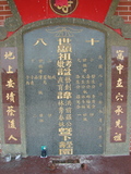Tombstone of ù (LUO2) family at Taiwan, Gaoxiongxian, Meinongzhen, north of village, foot of mountains. The tombstone-ID is 3293; xWAA@A_As}AùmӸOC